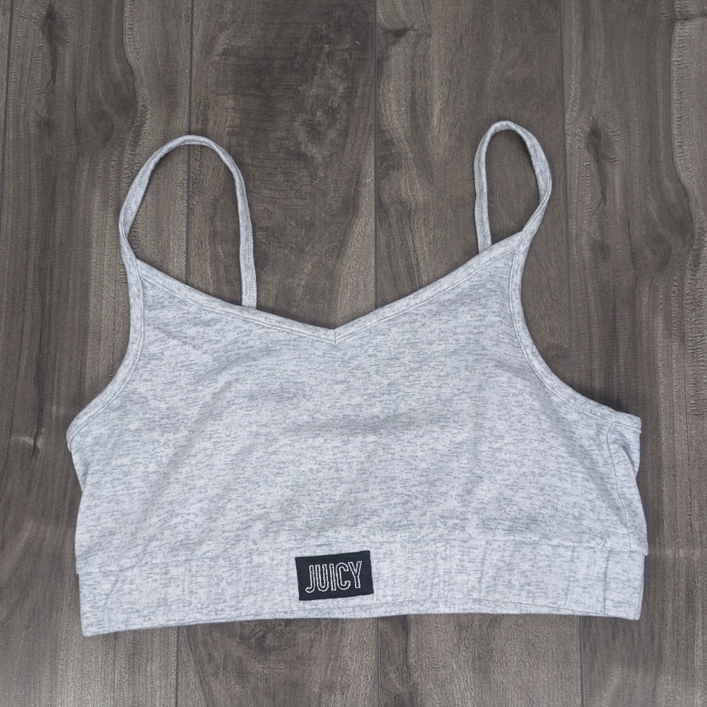 Juicy Couture Sleepwear Size Large Grey Bra Top